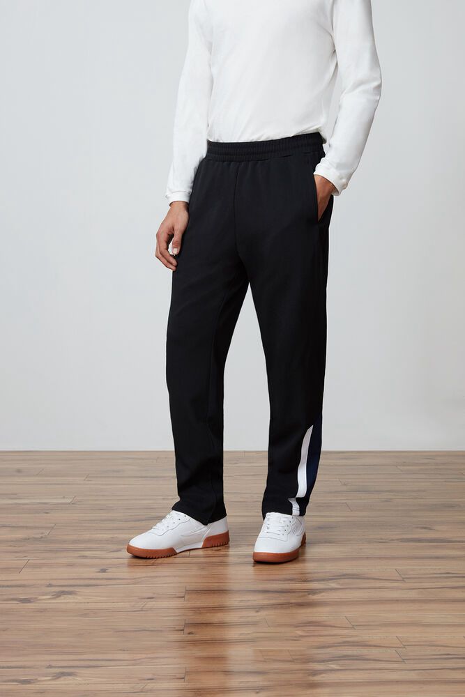 Fila Brezzi Black Pants Mens - NZ 72615-CMIK